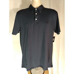 Volcom Men Blue Short sleeve‎ Polo Shirt Size Medium